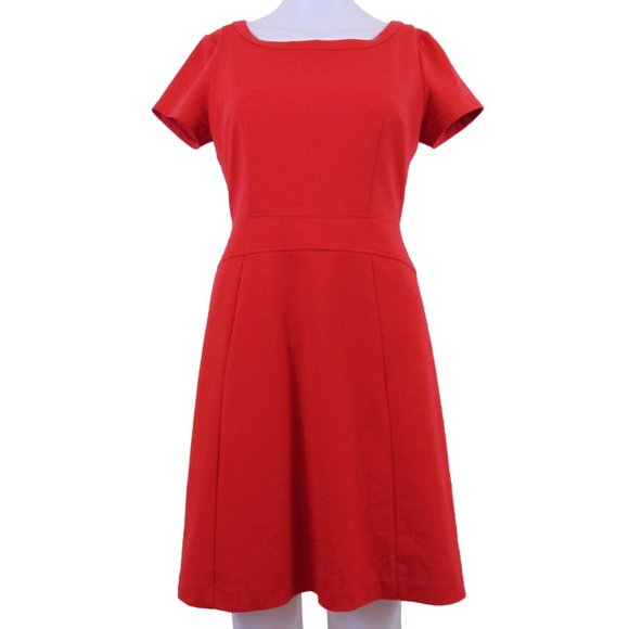 CHIC by Jacob Red Short Sleeve  Dress - Size S - Picture 1 of 2